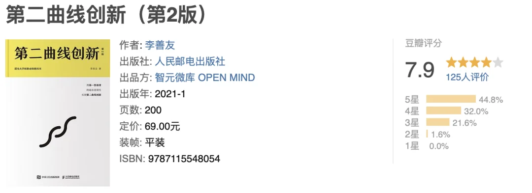 《第二曲线创新》豆瓣图书信息