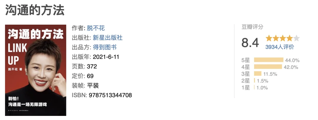 《沟通的方法》豆瓣图书信息